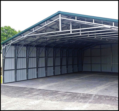 MaxSteel Boxed Eave RV Cover - Conestoga Builders - Carports, Garages,  Barns, RV Covers, Steel Buildings