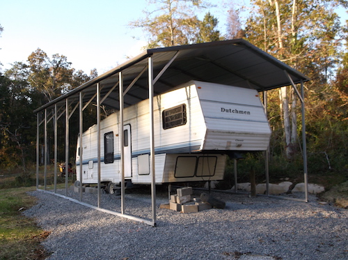 Metal RV Covers, Motorhome Covers, Trailer Covers for Sale in CA, OR