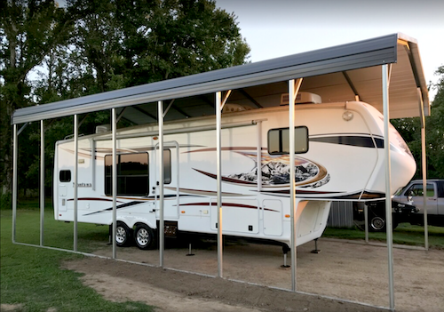 Metal RV Carports  RV Covers for Sale at Best Prices