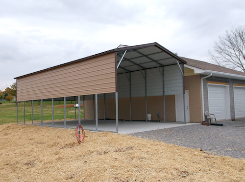 Metal Buildings in New York  Steel Garages, Barns, RV Covers