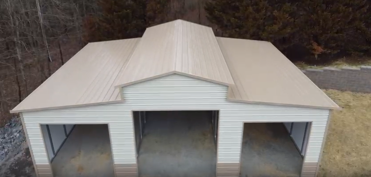 Apex Barn w/ Boxed Eave Roofing