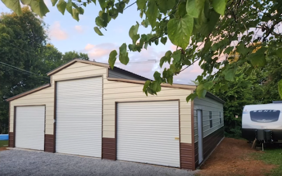 Apex Barn w/ Vertical Roofing