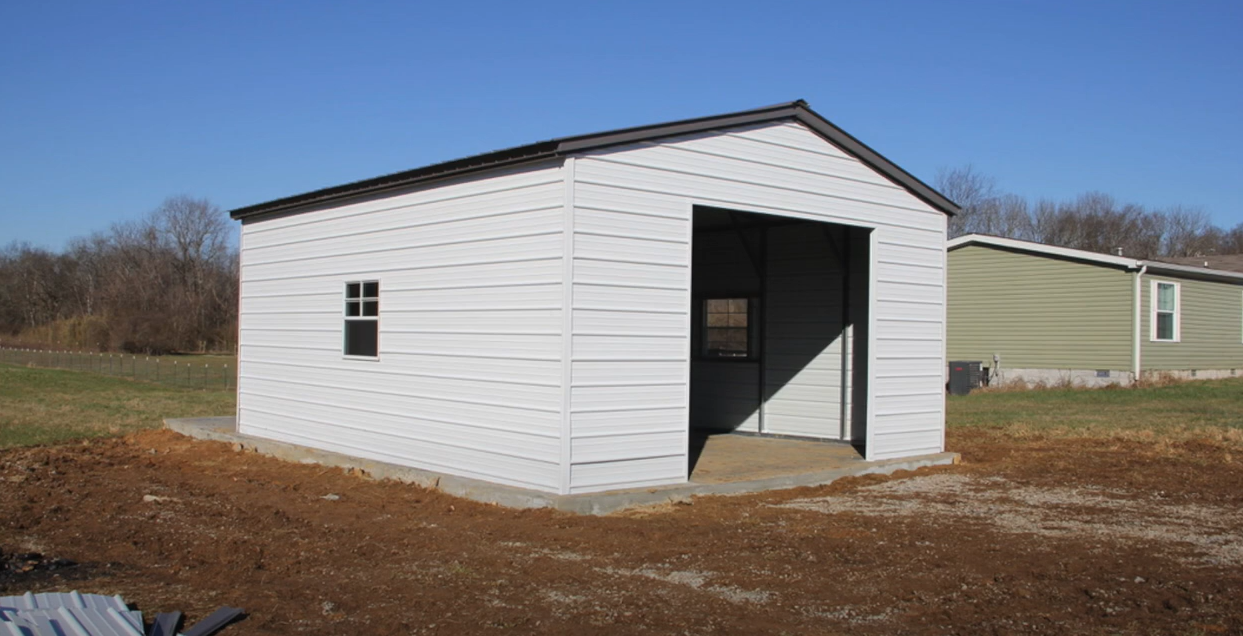 Workshop w/ Vertical Roofing