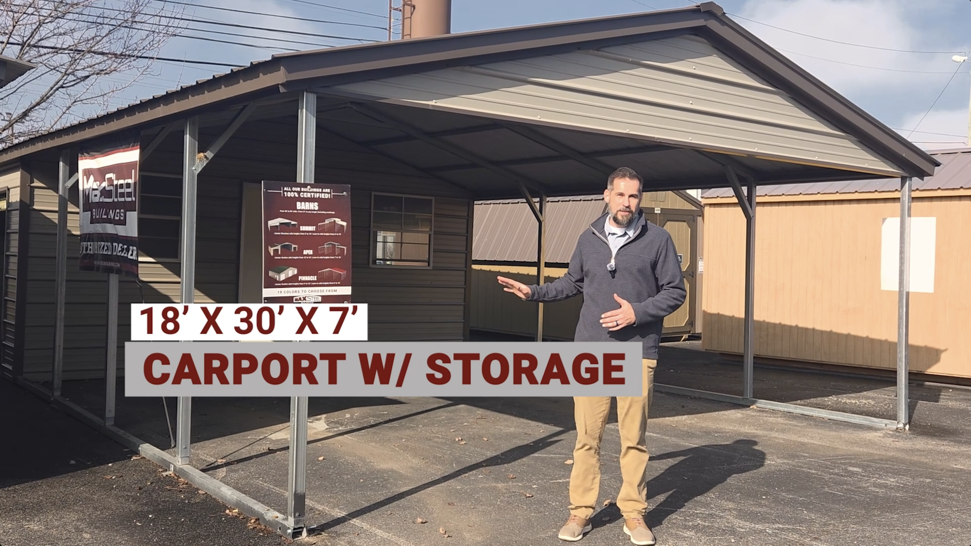 Carport w/Storage Tour